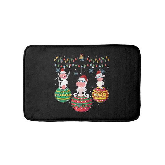 Tapis De Bain Noël de la vache bébé (Devant)