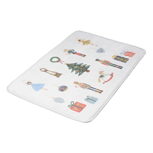 Tapis De Bain Noël de Noël de Noël de Nutcracker (Angle)