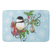Tapis De Bain Noël de poulet d'hiver (Devant)