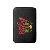 Tapis De Bain Noël des elfes de bébé (Devant (Vertical))