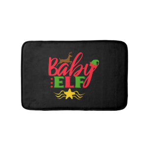 Tapis De Bain Noël des elfes de bébé