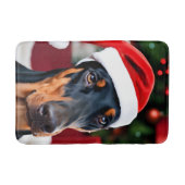Tapis De Bain Noël Doberman (Devant)