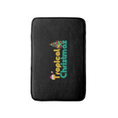 Tapis De Bain Noël en juillet - Arbre tropical de Noël (Devant (Vertical))