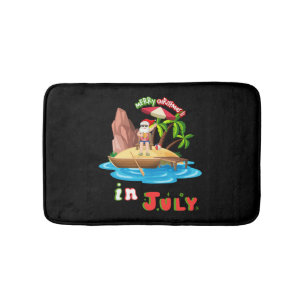 Tapis De Bain Noël En Juillet Noël En Juillet Sant Sarcastique