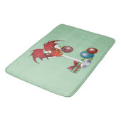 Tapis De Bain Noël Fête Joie Dragon (Angle)