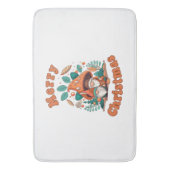 Tapis De Bain Noël Gnome Rétro (devant Vertical)