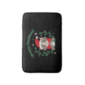 Tapis De Bain Noël Meowy (Devant (Vertical))