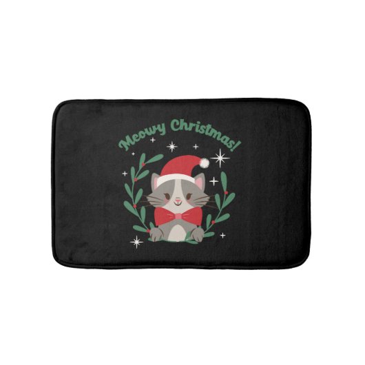 Tapis De Bain Noël Meowy (Devant)