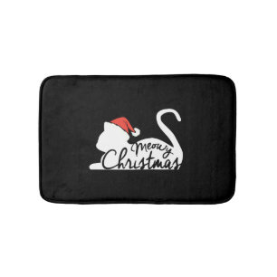 Tapis De Bain Noël Meowy