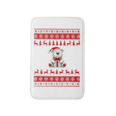 Tapis De Bain Noël Ours Noël (1) (Devant (Vertical))