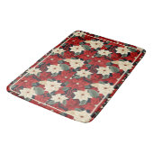 Tapis De Bain Noël Poinsettia (Angle)