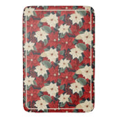 Tapis De Bain Noël Poinsettia (devant Vertical)