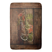 Tapis De Bain Noël rustique (devant Vertical)