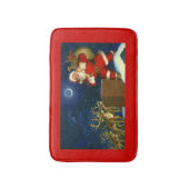 Tapis De Bain Noël Santa Claus Bain Mat Rouge (Devant (Vertical))