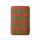Tapis De Bain Noël Vert et rouge saint Thunder_Cove (Devant (Vertical))