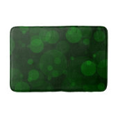 Tapis De Bain Noir Avec Zones Vertes, (Devant)
