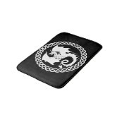 Tapis De Bain Noir celtique de dragon de cercle (Angle)