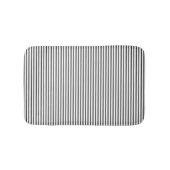 Tapis de bain noir de filet (Devant)