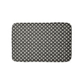 Tapis de bain noir et beige (Devant)