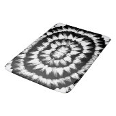 Tapis De Bain Noir et blanc brossé (Angle)