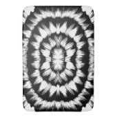 Tapis De Bain Noir et blanc brossé (devant Vertical)