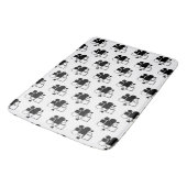 Tapis De Bain Noir et blanc : formes (Angle)
