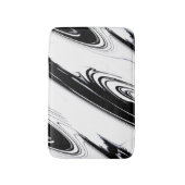 Tapis De Bain Noir et blanc moderne (Devant (Vertical))
