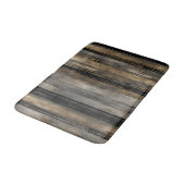 Tapis De Bain Noir et Gris en relief (Angle)