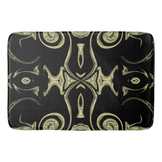 Tapis De Bain noir et or (Devant)
