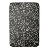 Tapis De Bain Noir et Taupe    (devant Vertical)