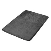 Tapis De Bain Noir Faux Cuir Luxueux Mat De Bain (Angle)