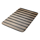 Tapis de bain noir moderne (Angle)
