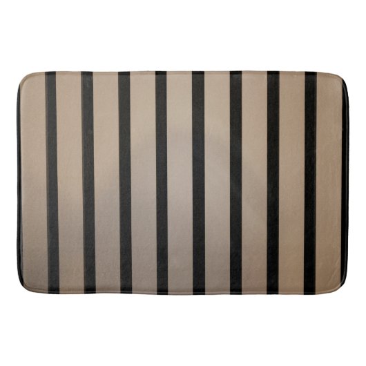 Tapis de bain noir moderne (Devant)