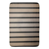 Tapis de bain noir moderne (devant Vertical)