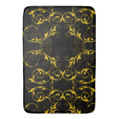 Tapis De Bain Noir & Or (devant Vertical)