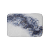 Tapis De Bain Noix d'encre bleu foncé et or (Devant)