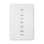 Tapis De Bain Nom classique (ou mot) (Devant (Vertical))
