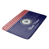 Tapis De Bain Nom de bateau personnalisé (Angle)