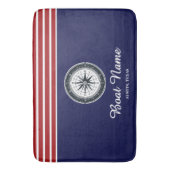 Tapis De Bain Nom de bateau personnalisé (devant Vertical)