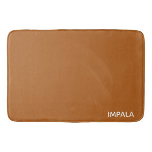 Tapis De Bain nom de couleur brun impala