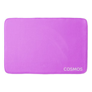 Tapis De Bain Nom de couleur pourpre cosmos