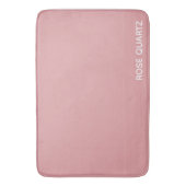 Tapis De Bain Nom de couleur rose quartz rose (devant Vertical)