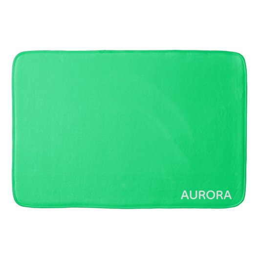 Tapis De Bain nom de couleur vert aurora (Devant)