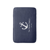 Tapis De Bain Nom de famille personnalisé et Est. Mat de bain na (Devant (Vertical))