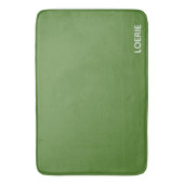 Tapis De Bain Nom de la couleur verte Loerie (devant Vertical)