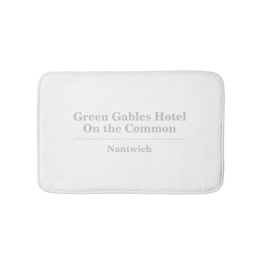 Tapis De Bain Nom de l'hôtel ou de l'hébergement (Devant)