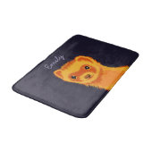 Tapis De Bain Nom de mère du furet d'art Cute (Angle)
