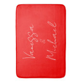 Tapis De Bain Nom d'écriture professionnelle mariage personnalis (devant Vertical)