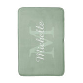 Tapis De Bain Nom élégant en écriture monogramme (Devant (Vertical))