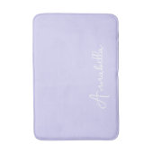 Tapis De Bain Nom élégant Purple Lavender (Devant (Vertical))